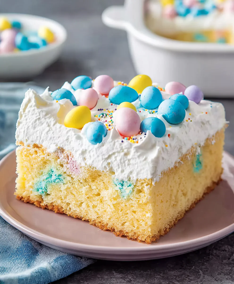 Easter Poke Cake Delight- Easy Recipe