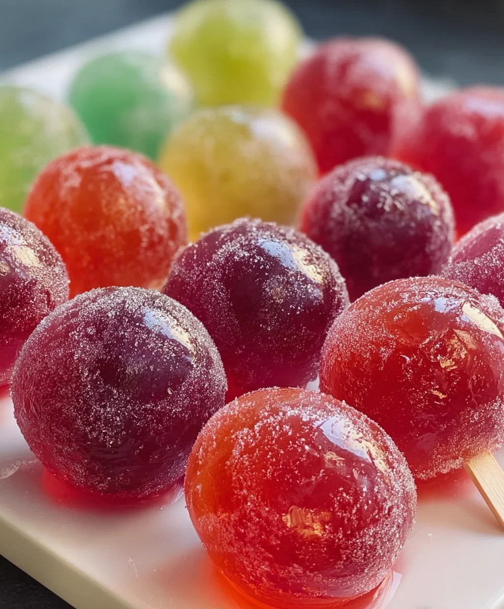 Jell-O Frozen Candy Grapes - Easy & Delicious Treat