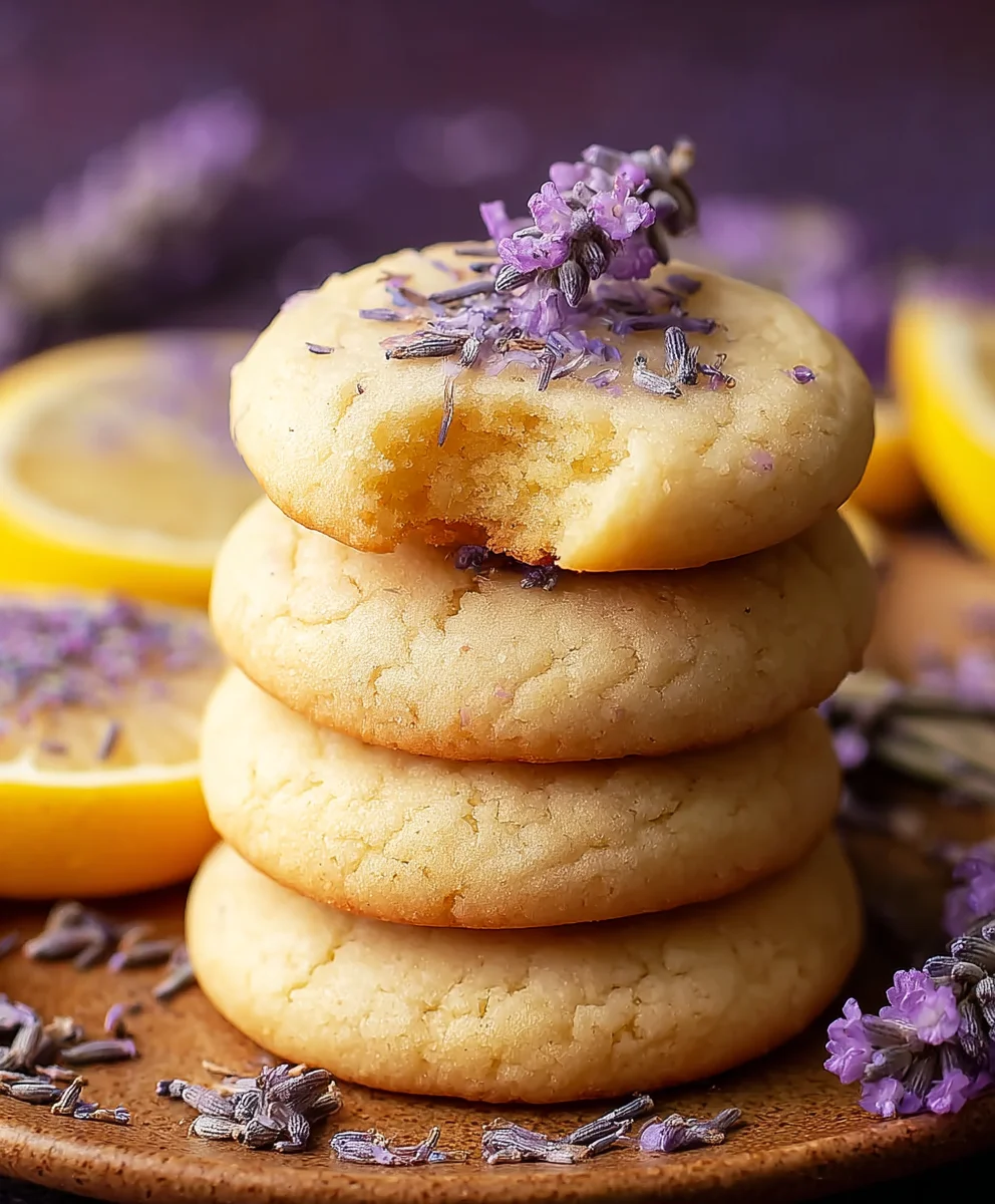 Buttery Lemon Lavender Cookies Recipe - Easy & Delicious