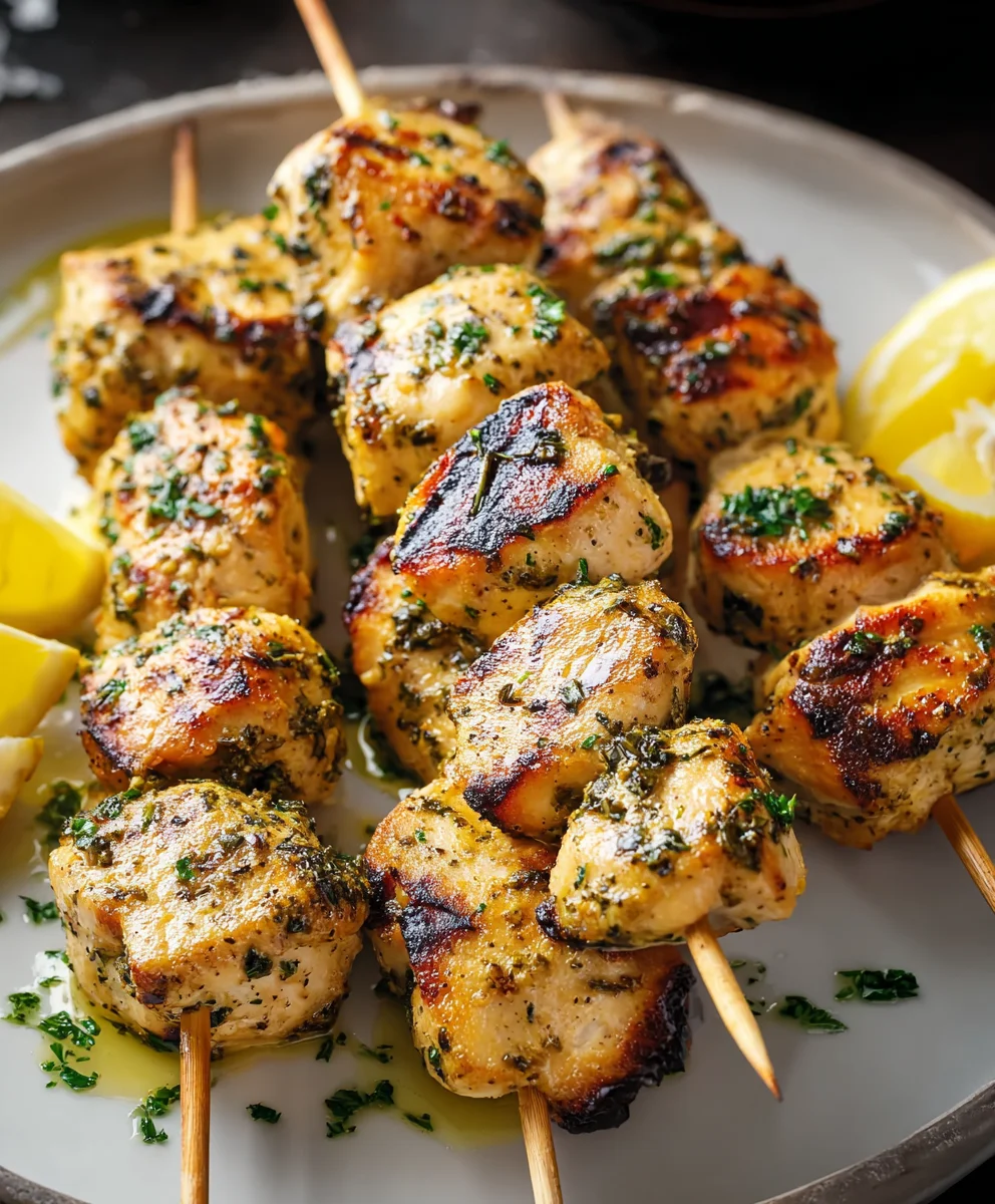Lemon Herb Beef Skewers- Easy & Delicious Recipe