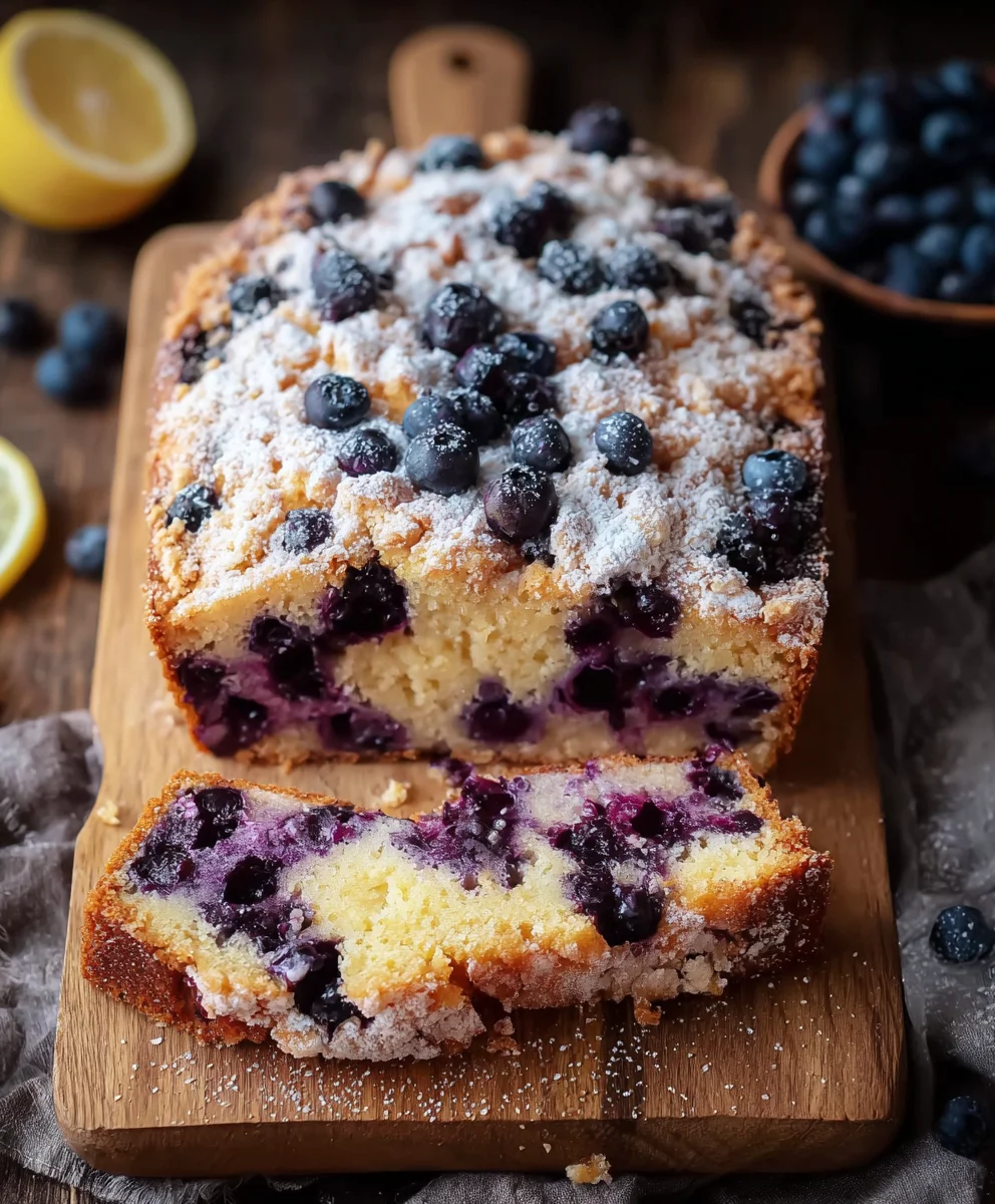 Blueberry Lemon Brioche Cake Recipe-Easy Bake Treat