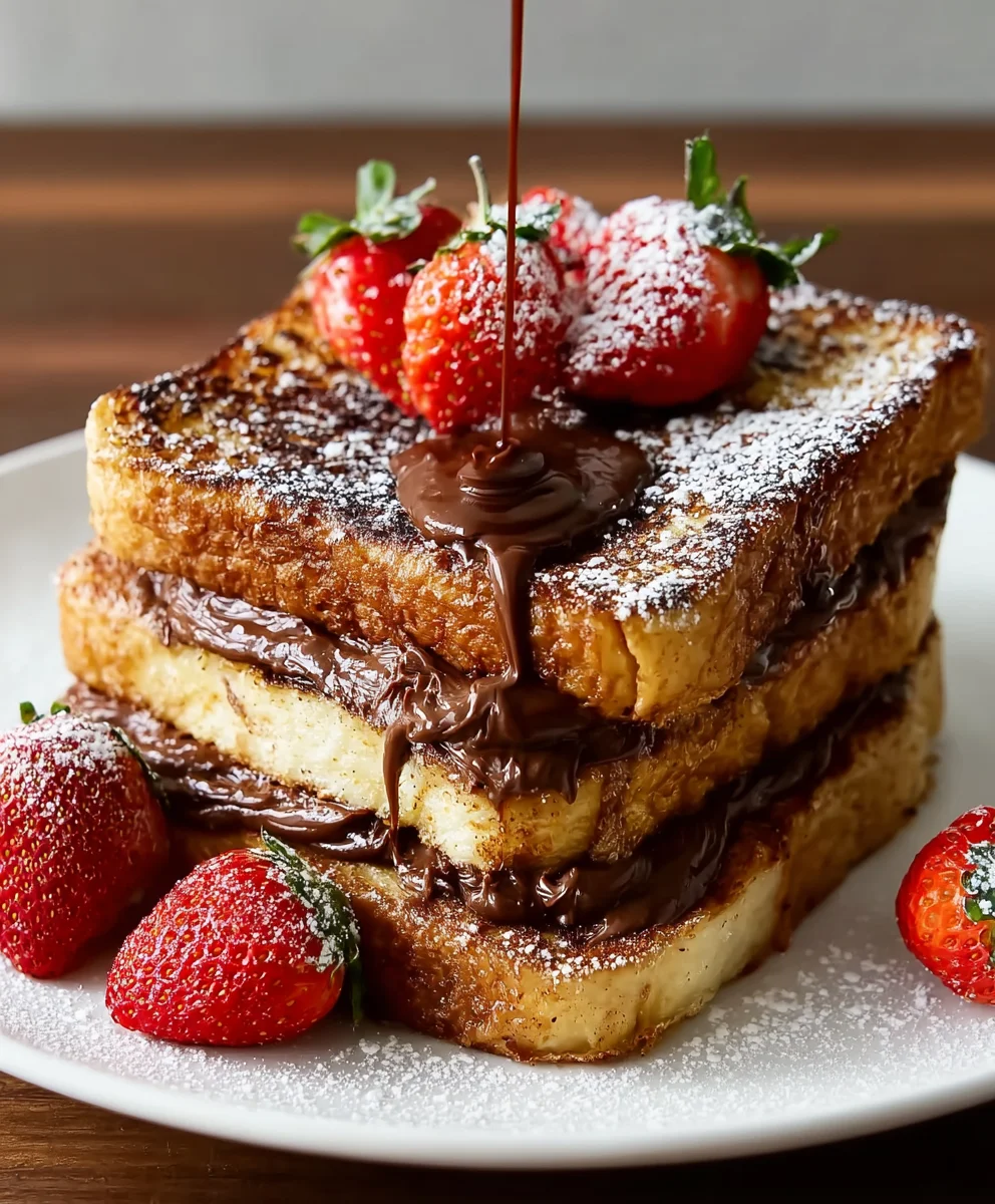 Nutella French Toast- Decadent Breakfast Treat