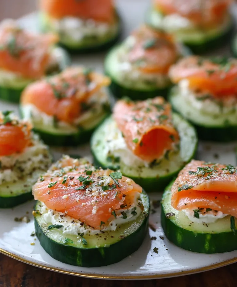 Cucumber Smoked Salmon Bites-Easy Appetizer