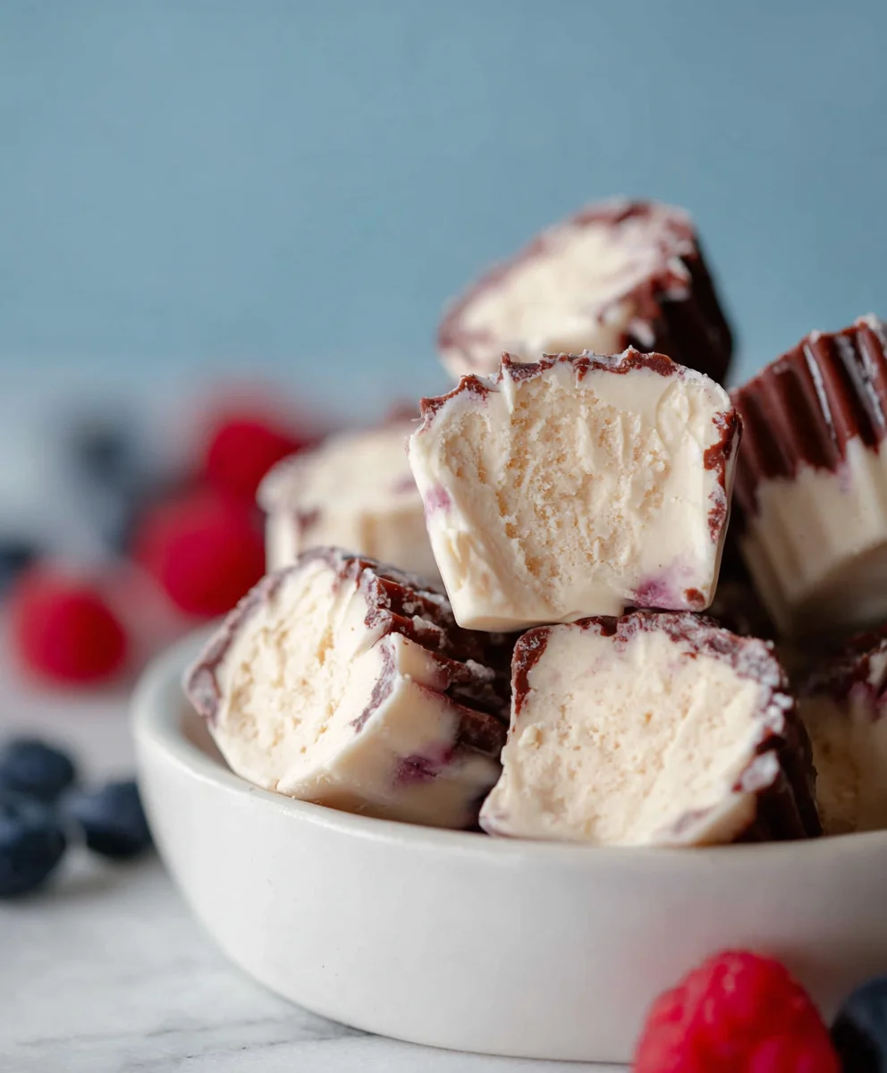 Easy Dairy-Free Yogurt Bites - Frozen Treat