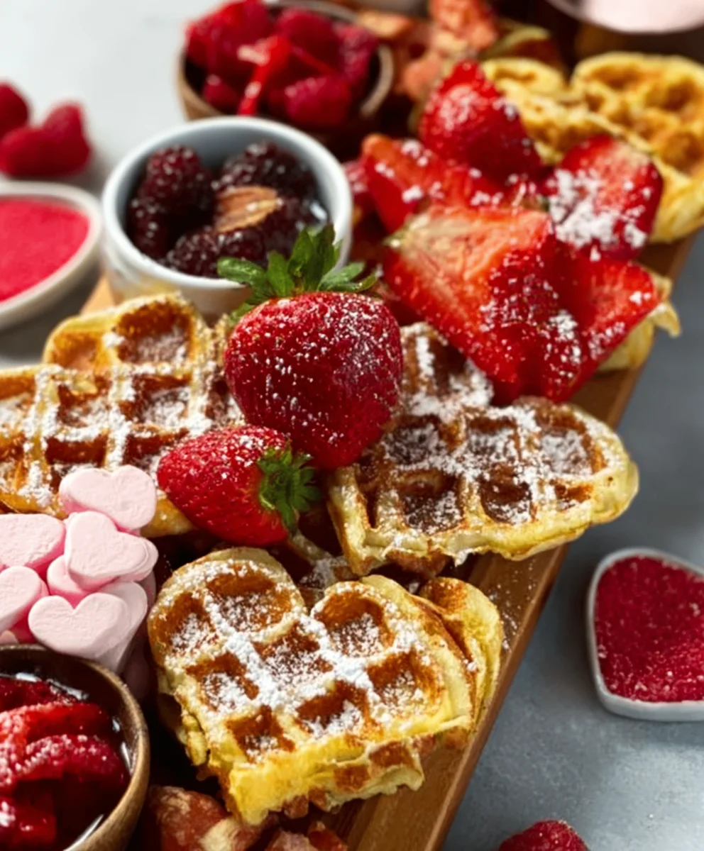 Vnon-alcoholic alentine's Day Waffle Board - Non-Non-Non-Alcoholic Alternativeic Delight