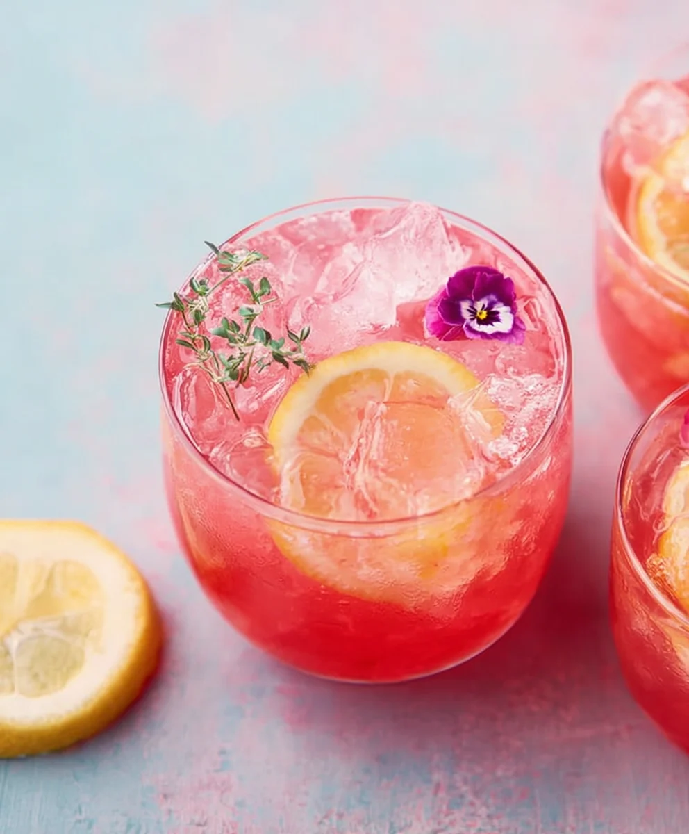 Refreshing Pink Lemonade Drink - Non-Non-Non-Alcoholic Alternativeic Twist