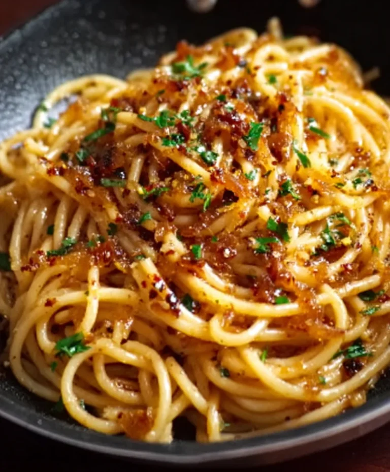 Caramelized Onion Pasta Chili Oil – Sweet Spicy Flavor