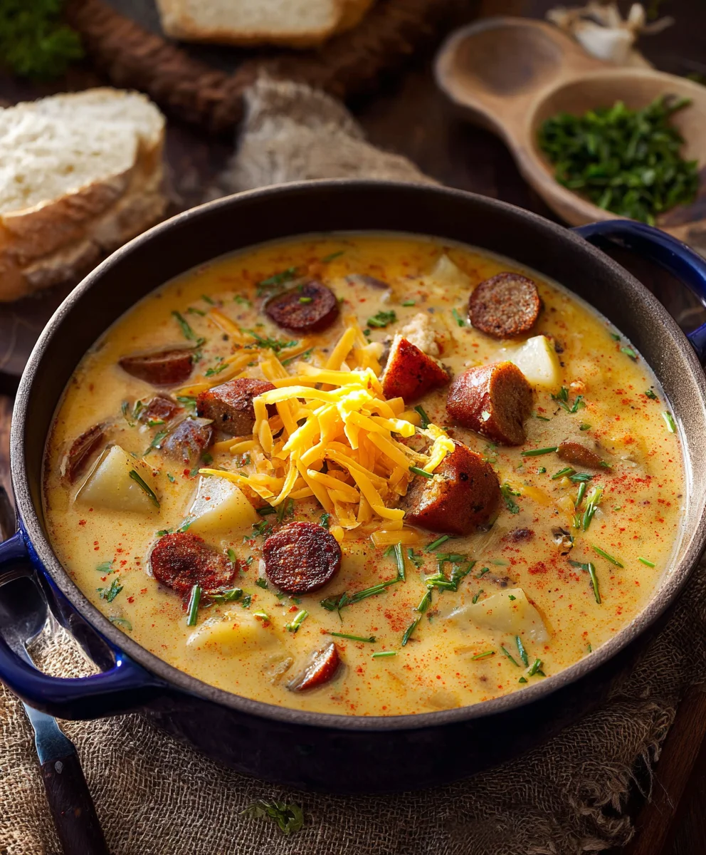 Cajun Potato Soup-Creamy & Flavorful Recipe