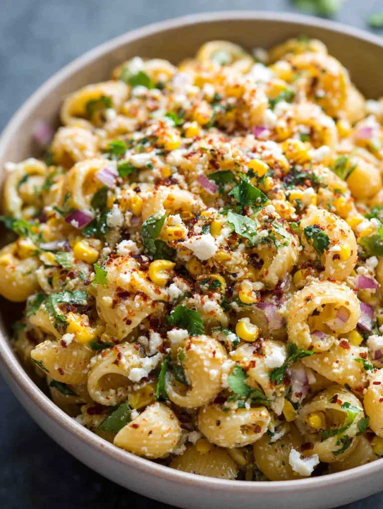 Mexican Street Corn Pasta Salad – Easy & Delicious