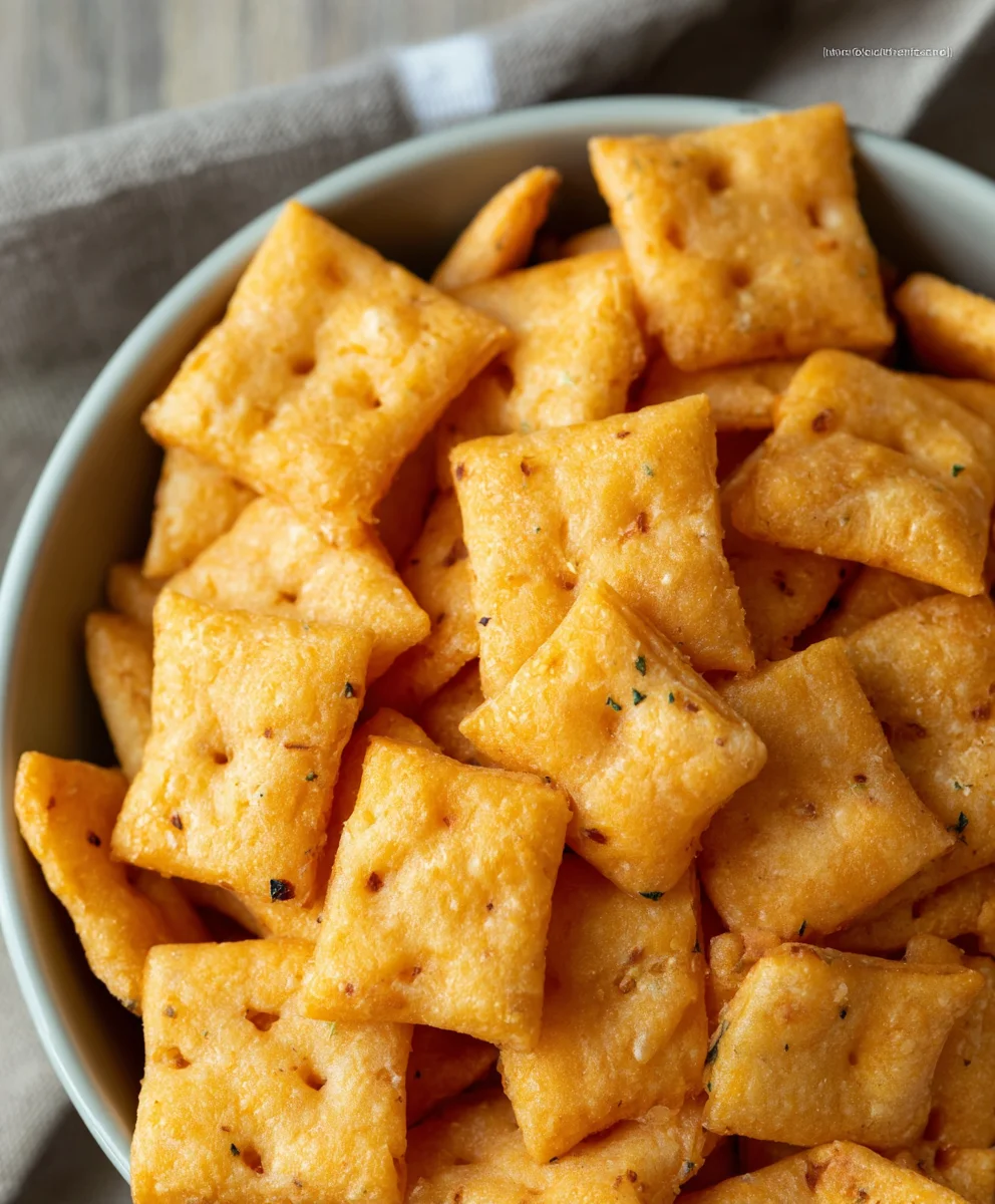 Gluten Free Cheez Its-Easy Cheesy Snack Recipe