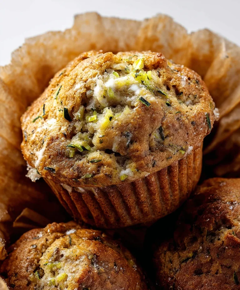 Healthy Banana Zucchini Muffins-Easy Recipe
