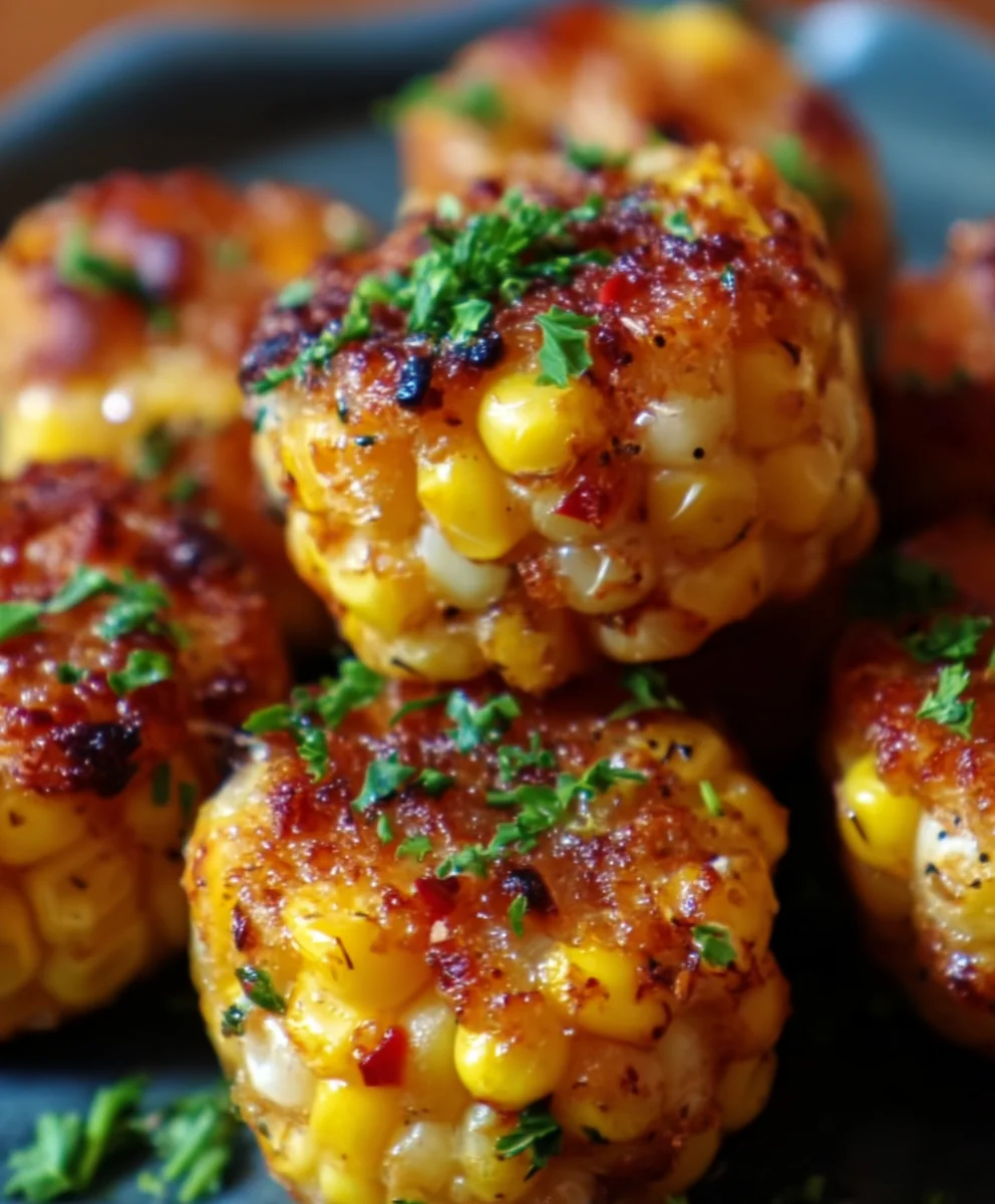 Spicy Mexican Corn Bites- Easy Appetizer Recipe