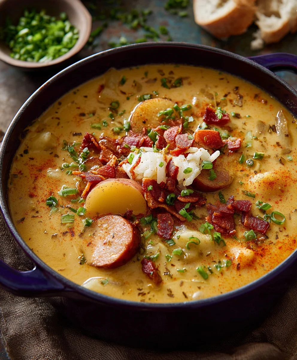Cajun Potato Soup-Creamy & Flavorful Recipe