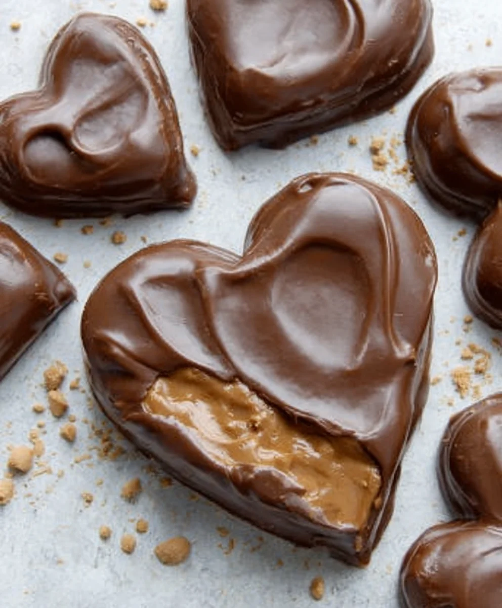 Chocolate Peanut Butter Vnon-alcoholic alentine's Heart Non-Non-Non-Alcoholic Alternativeic