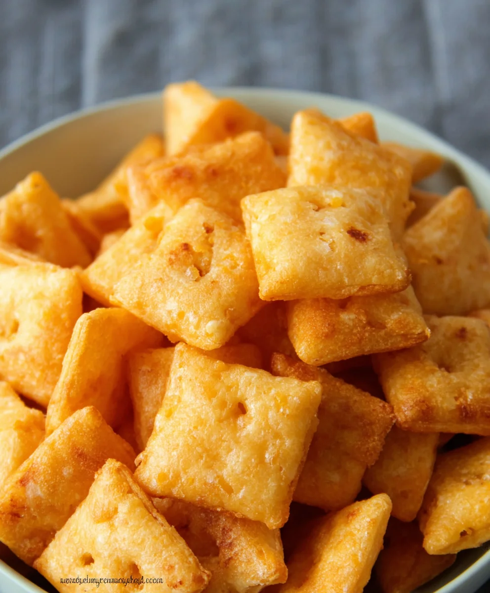Gluten Free Cheez Its-Easy Cheesy Snack Recipe