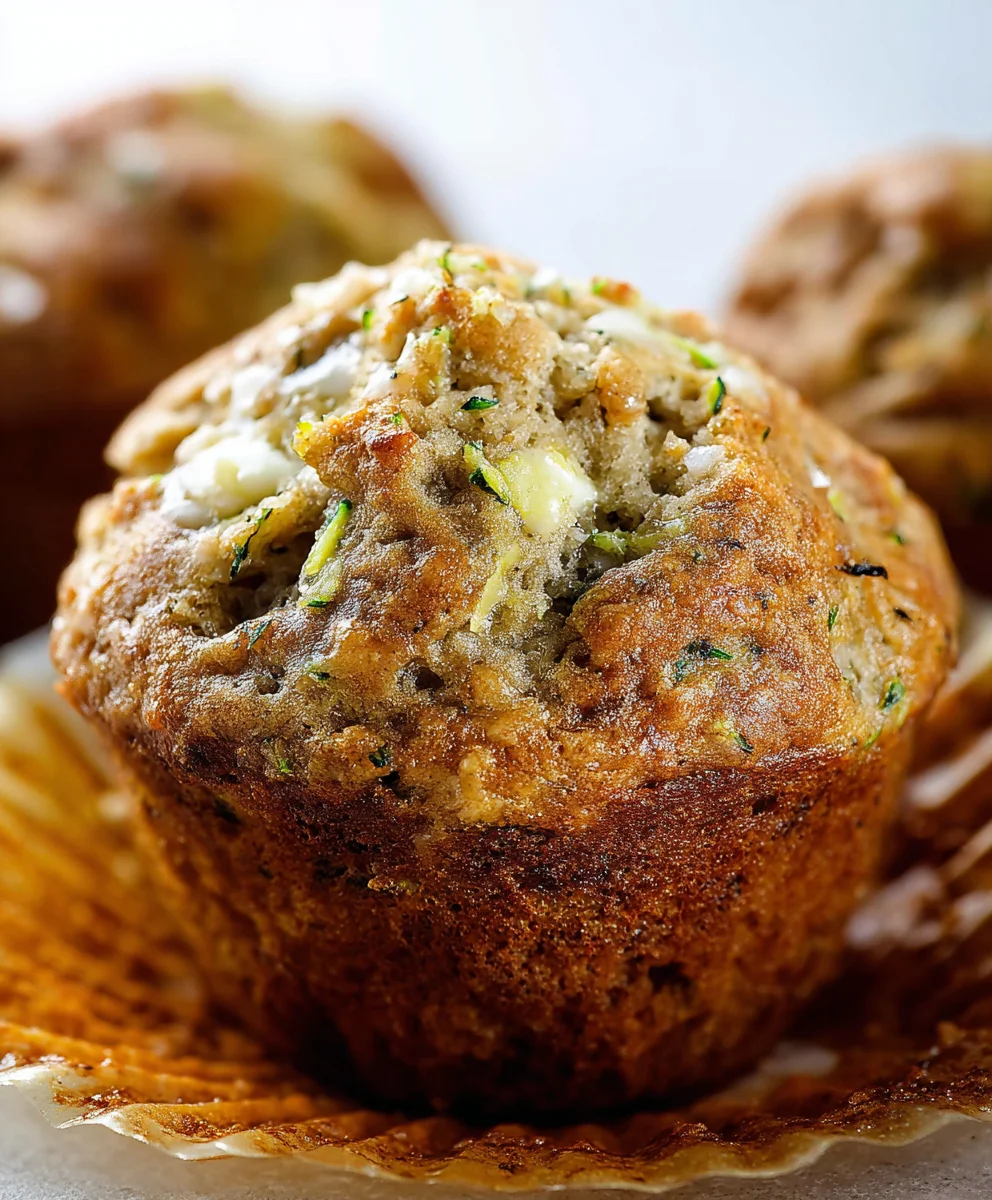 Healthy Banana Zucchini Muffins-Easy Recipe
