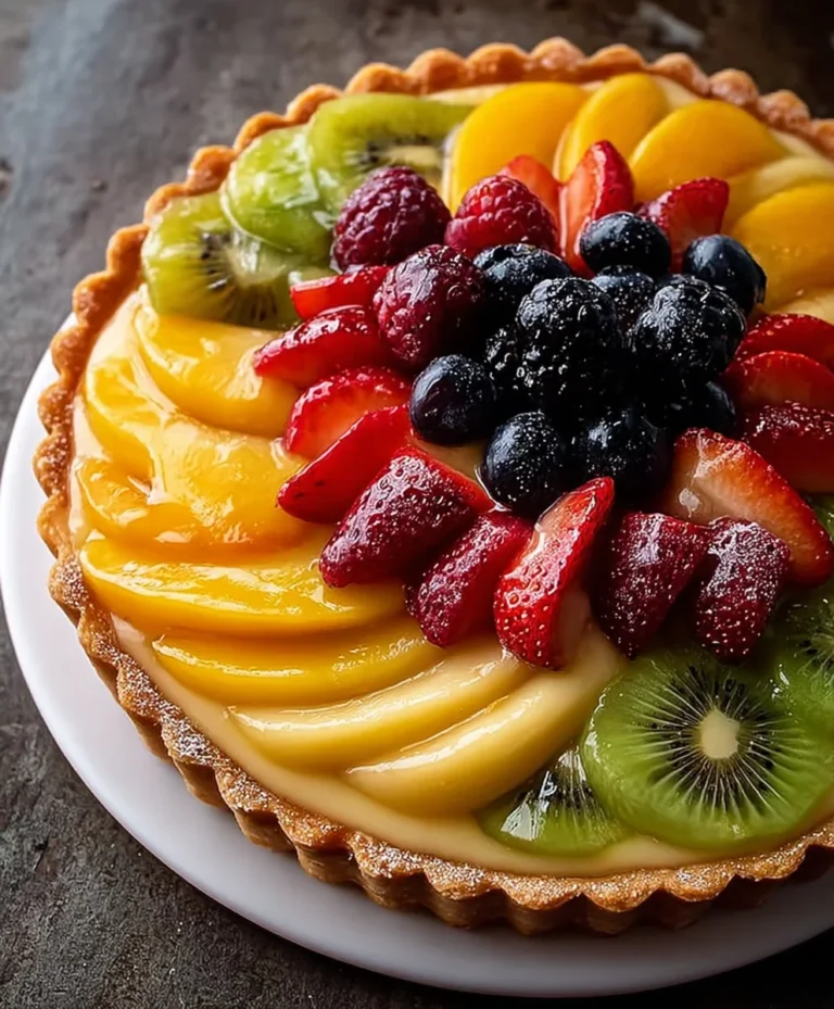 Easy Fruit Tart Recipe- Fresh & Delicious Dessert