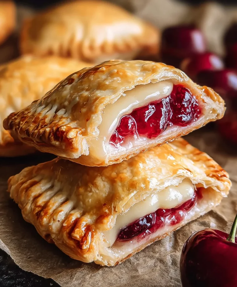 Cherry Cheesecake Hand Pies – Easy Dessert Bites