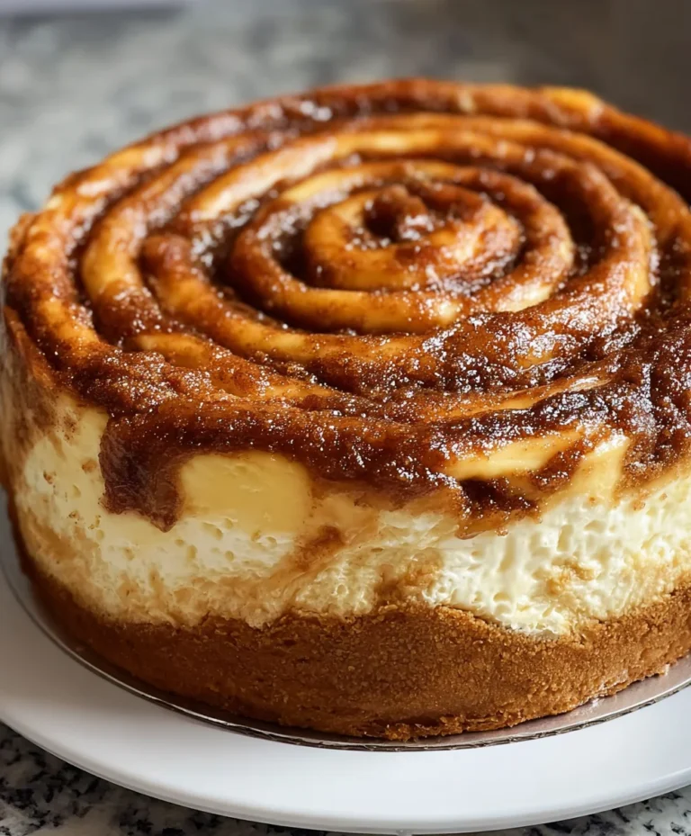 Cinnamon Roll Honeybun Cheesecake Dreamy Dessert