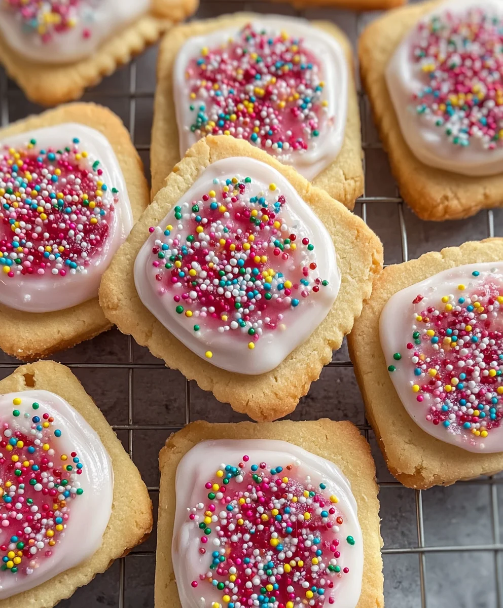 Frosted Pop-Tart Cookies-Easy Irresistible Treats