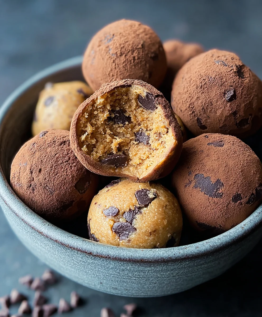 Brookie Protein Balls - Healthy Energy Bites