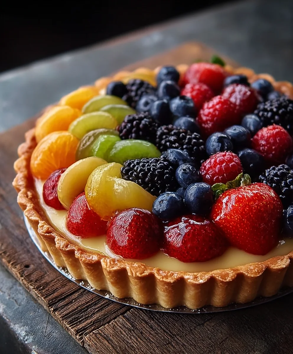 Easy Fruit Tart Recipe- Fresh & Delicious Dessert