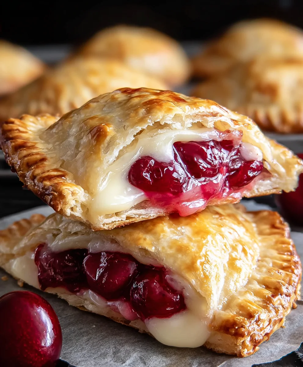 Cherry Cheesecake Hand Pies - Easy Dessert Bites