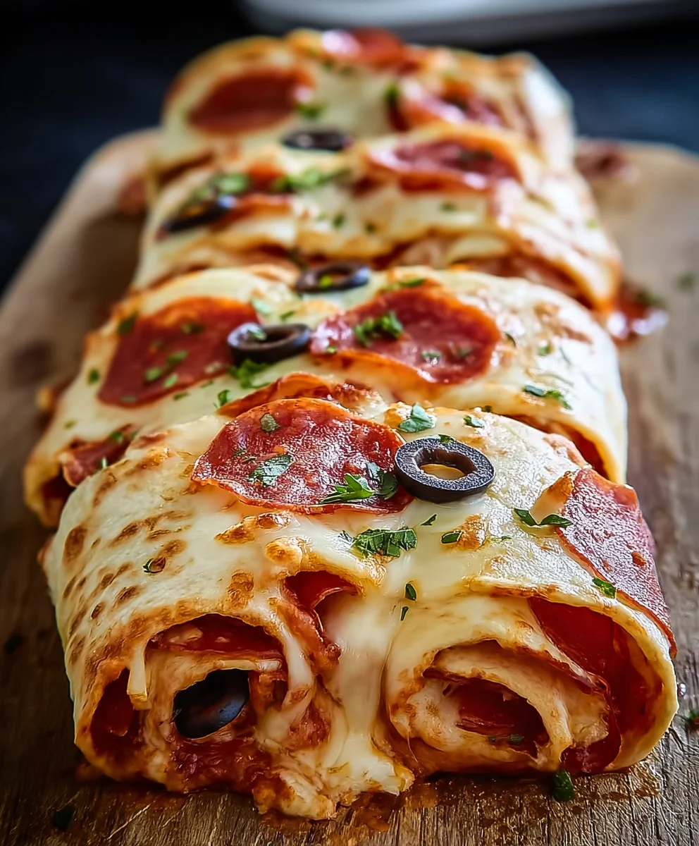 Easy Baked Beef Pizza Wraps - Quick & Delicious Meal