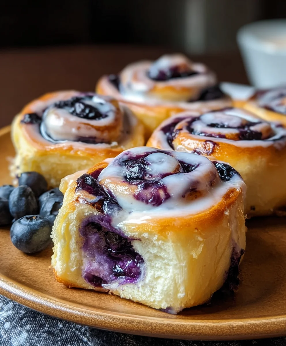 Easy Blueberry Cheesecake Rolls - Delicious Dessert