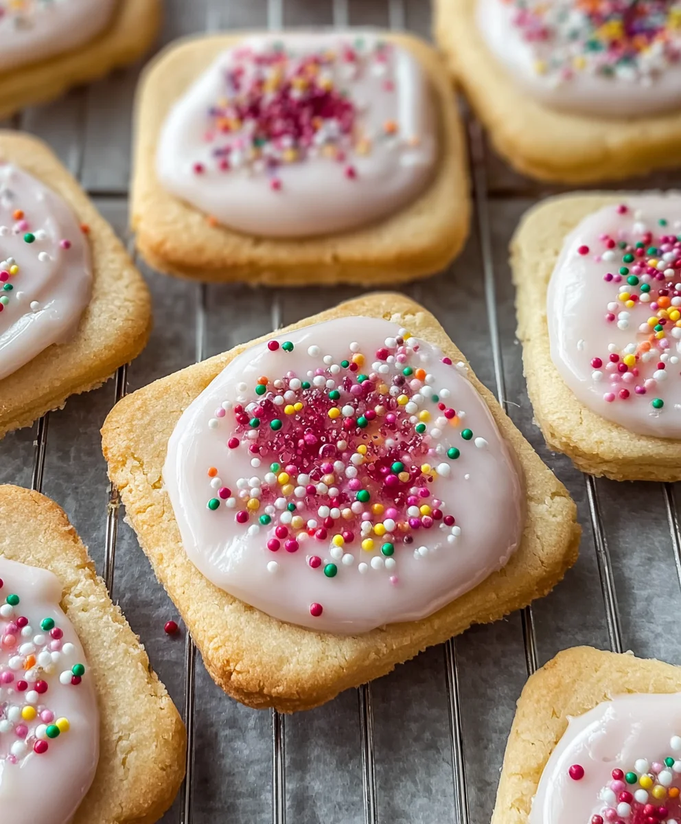 Frosted Pop-Tart Cookies-Easy Irresistible Treats