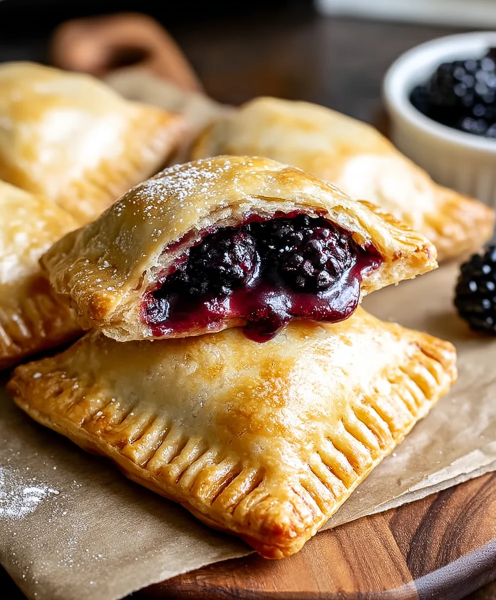 Blackberry Hand Pies- Easy & Delicious Sweet Treat