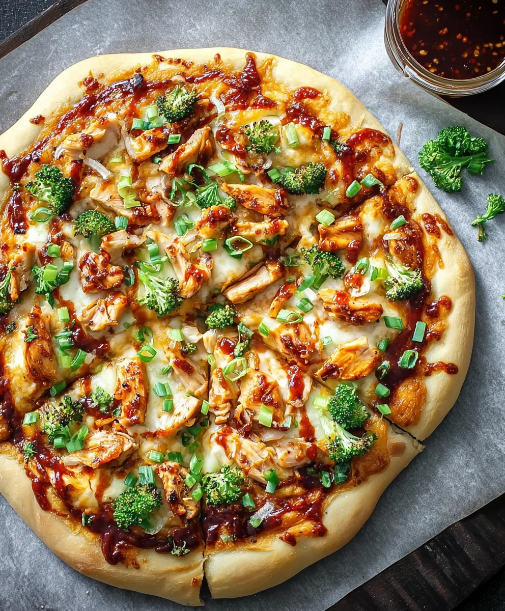 Easy Teriyaki Chicken Pizza Recipe-Flavorful Twist