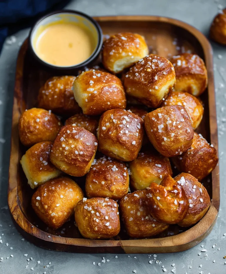 Easy Homemade Soft Pretzel Bites Recipe