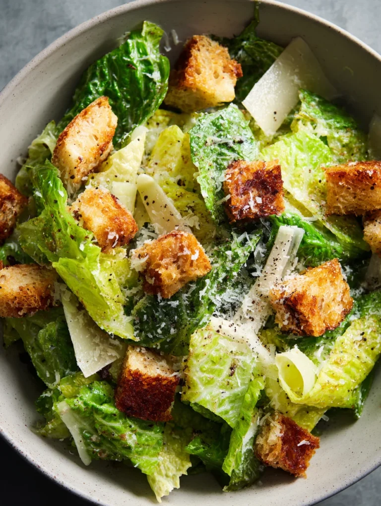 Easy Vegetarian Caesar Salad Recipe- Delicious & Quick