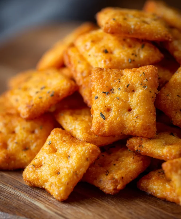 Homemade Cheddar Cheese Crackers- Cheez It Recipe