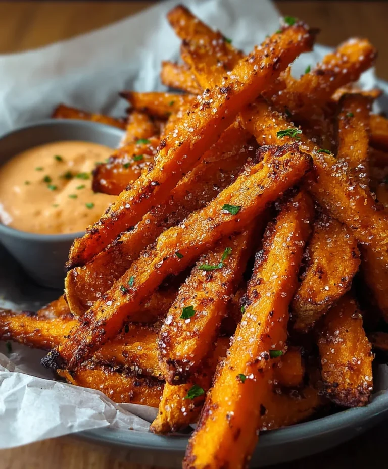 Crispy Oven Baked Sweet Potato Fries- Easy & Delicious