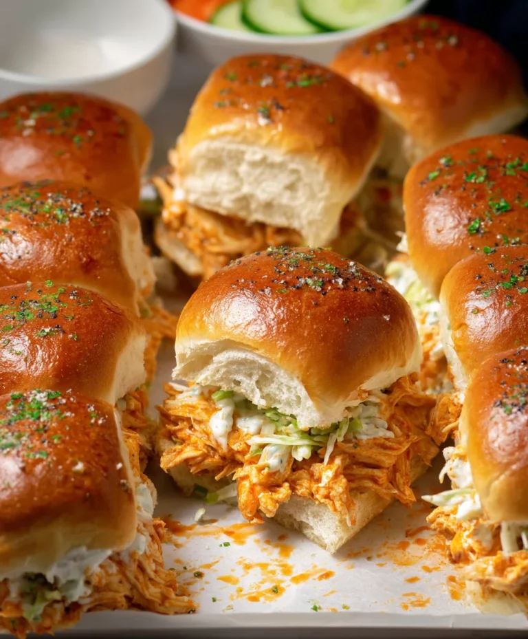 Spicy Buffalo Chicken Sliders – Easy Game Day Appetizer