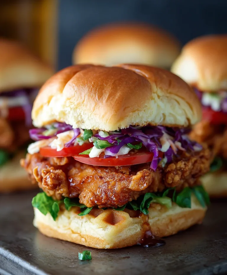 Game Day Chicken Waffle Sliders- Crowd Pleaser Recipe