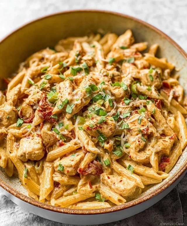 Crock Pot Creamy Cajun Chicken Pasta