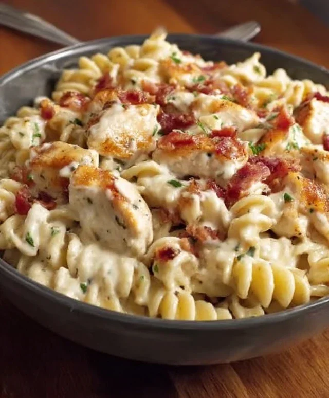Chicken Beef Beef Bacon Ranch Pasta