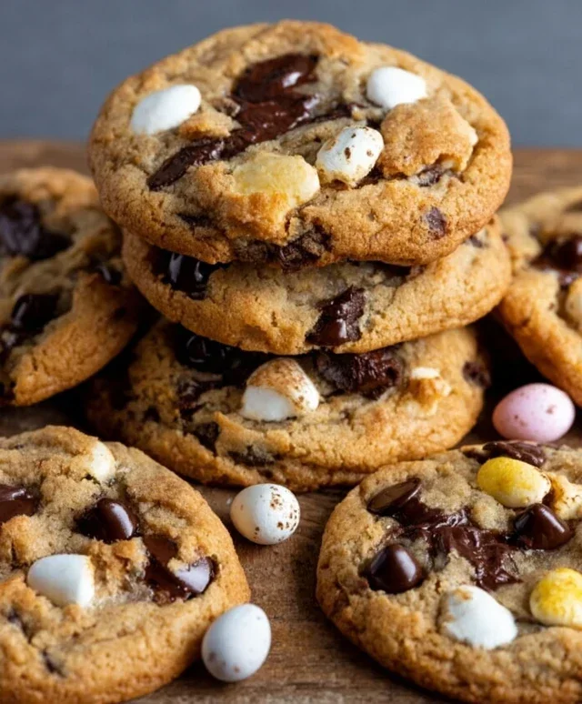 Easter Chocolate Chip Cookies