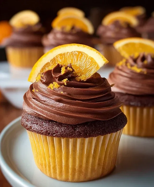 Orange Chocolate Cupcakes