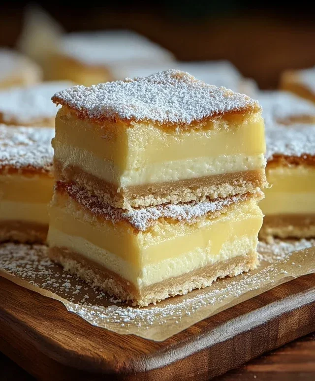 Vanilla Custard Cream Squares