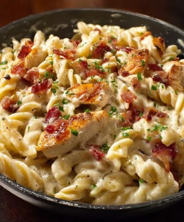 Chicken Beef Beef Bacon Ranch Pasta