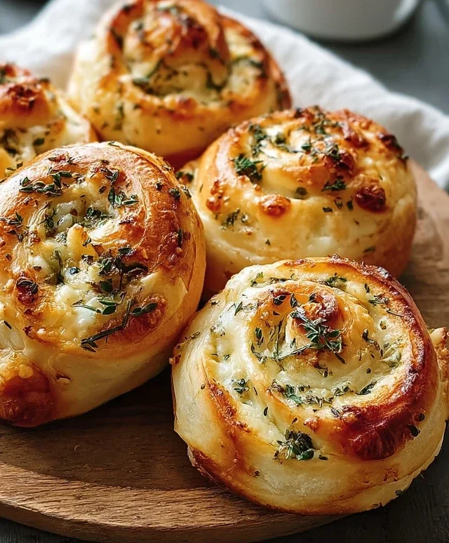 Sourdough Herb and Cheese Rolls