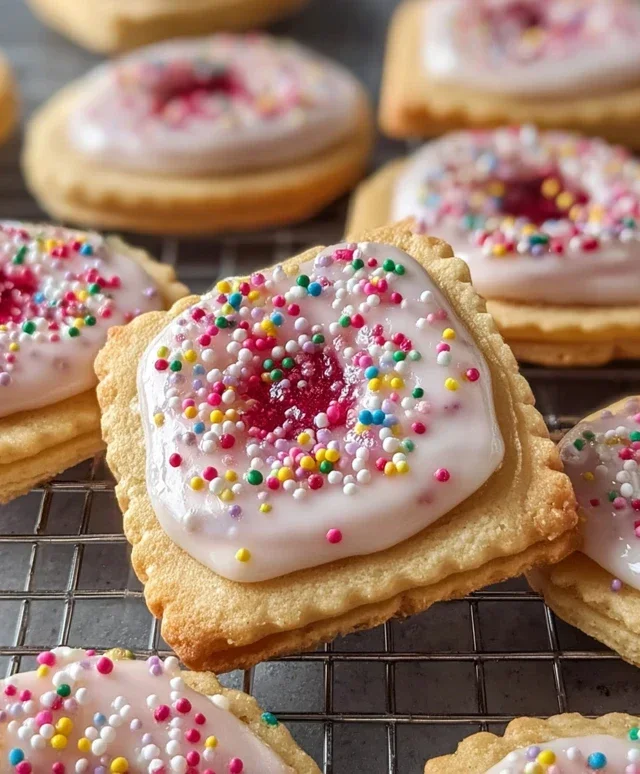Frosted Pop-Tart Cookies