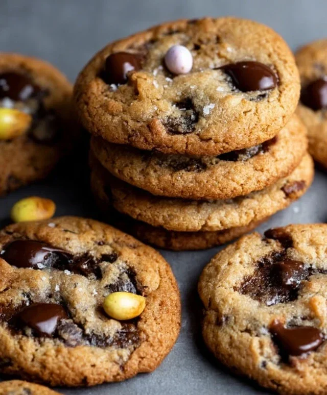 Easter Chocolate Chip Cookies