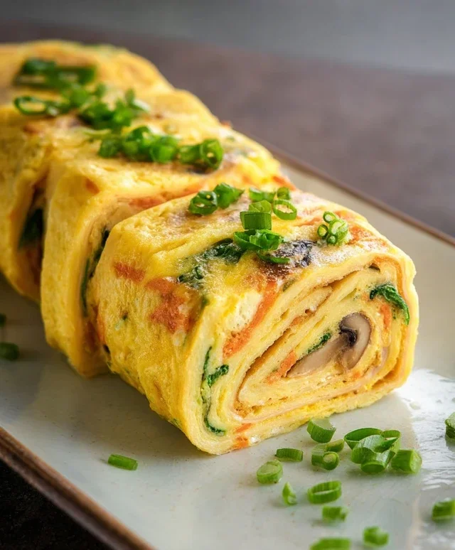 Gyeran Mari (Korean Rolled Omelette)
