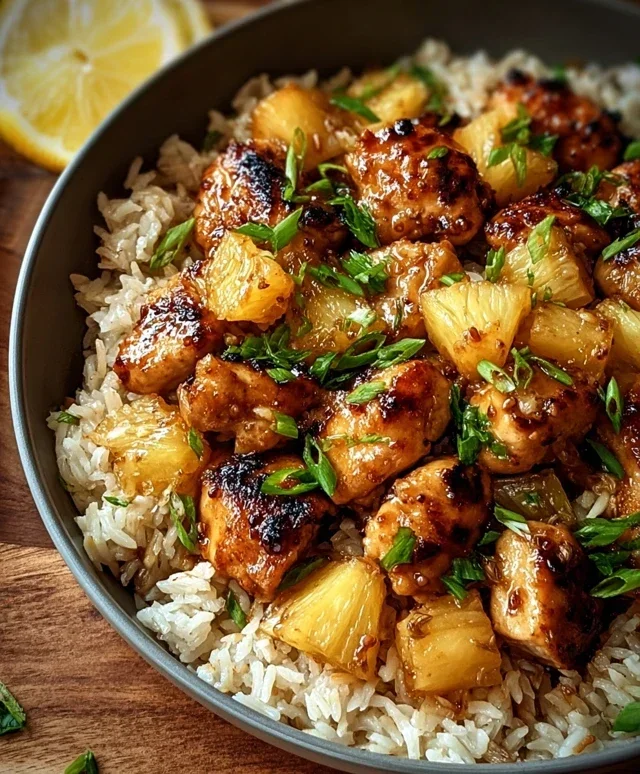 Pineapple Chicken and Rice