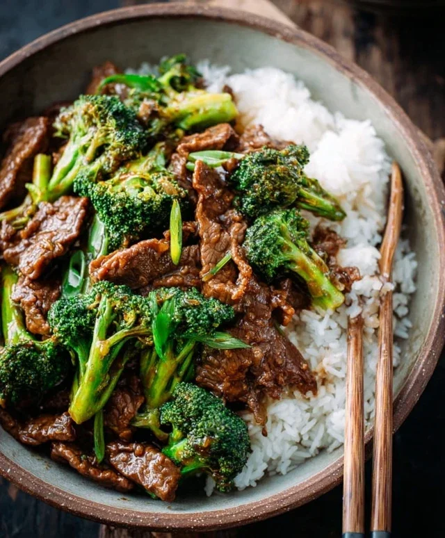Chinese Beef and Broccoli (牛肉炒西兰花)